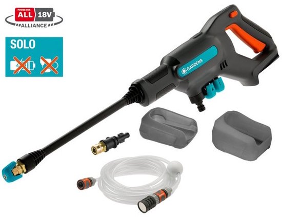 GARDENA AquaClean 24/18V Medium Hogedrukreiniger - 24 bar - Excl....