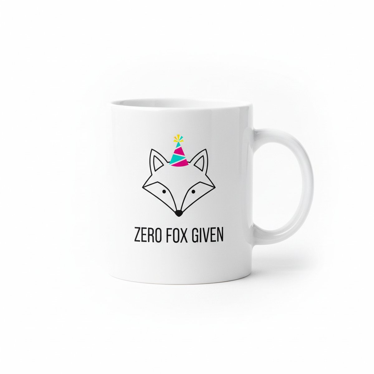 Zero Fox Given Mok – Grappige Vos Quote Koffiemok – 330 ml Keramische Mok Cadeau