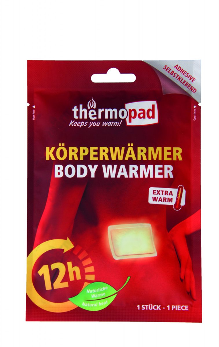 Thermopad Bodywarmer – 3-Pack (3 stuks) – Zelfverwarmend – Tot 12 Uur Warmte – Op Kleding Plakken – Rug, Nek & Buik Verwarming
