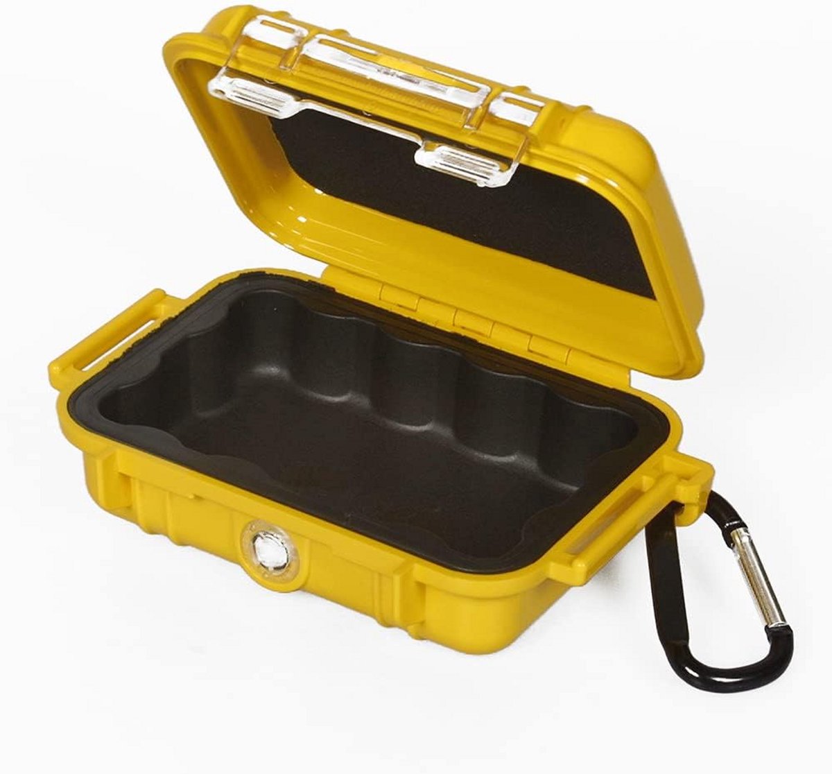 Waterdichte Micro Case voor Telefoon en Kleine Accessoires - Geel/Zwart