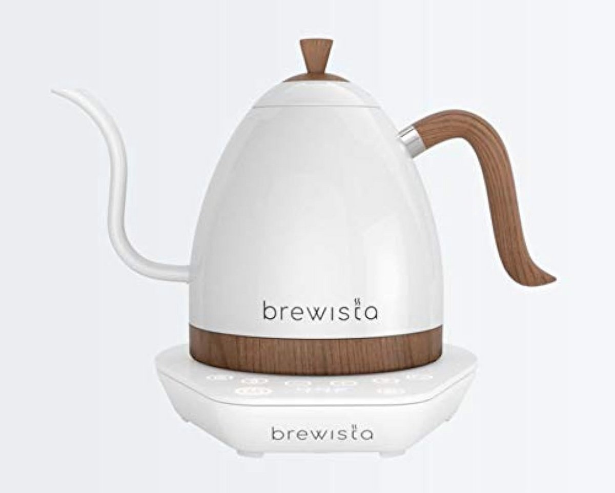 Elektrische Zwanenhals Waterkoker met Temperatuurregeling voor Slow Coffee