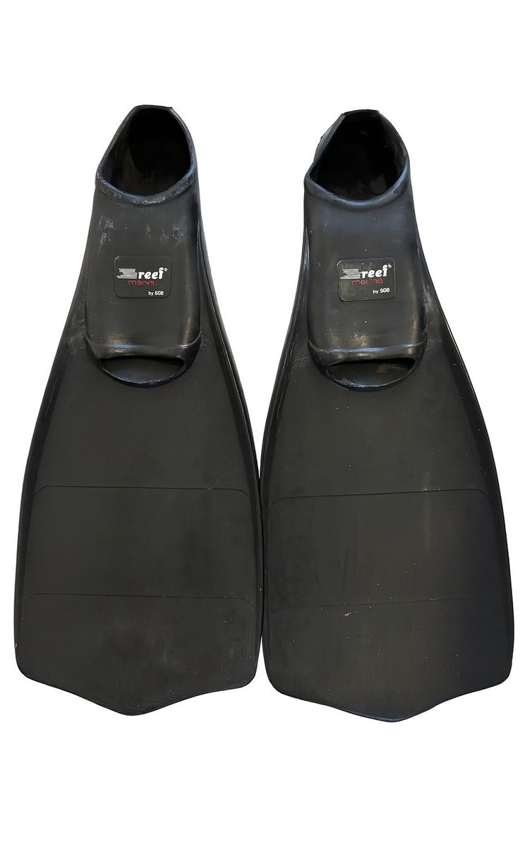 Reef marine- Powerflex - Zwemvliezen, Voor Zwemmen & Snorkelen- Zwart - maat 40-42