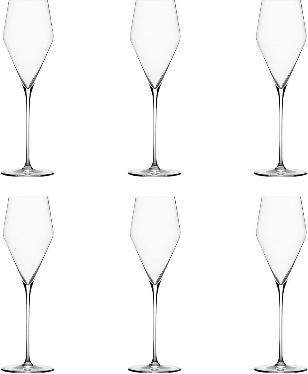 Set van 2 Elegante Handgeblazen Champagneglazen 220 ml Voor Mousserende Wijn