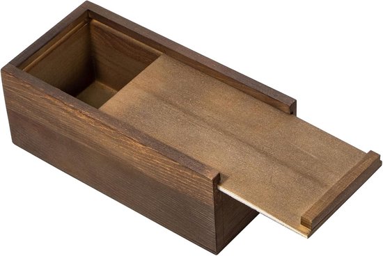 Duurzaam houten speelgoed. Houten kist schuifdeksel 18 x 7 x 5 cm kopen? Bestel online