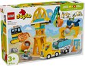 LEGO Duplo 10476 speelgoed: gele kraan, vrachtwagen, betonmixer, bulldozer.