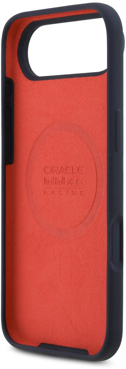 Red Bull Racing Silicone Oversize Vertical Logo Back Cover hoesje met MagSafe voor Apple iPhone Air - Donkerblauw van Merkloos — afbeelding 3