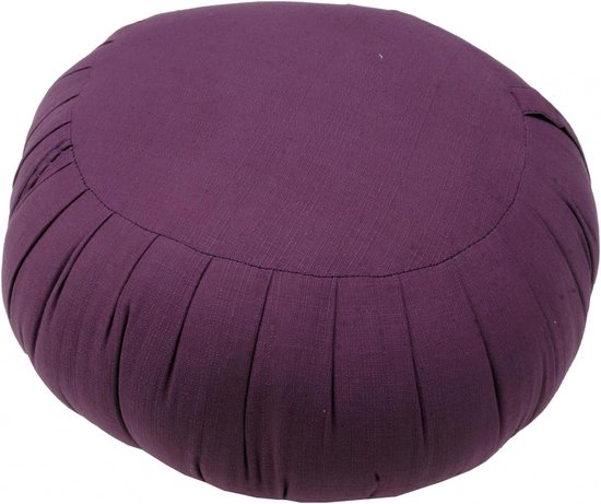 Indiase ronde matraskussens, meditatiekussens, voor op de chakki tafel