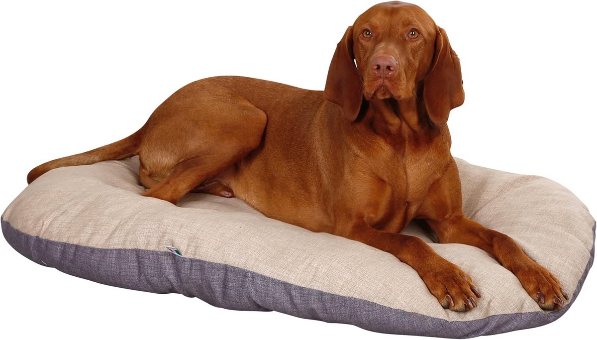 Comfortabel Hondenkussen Rechthoekig 58 x 43 cm Bruin/Grijs