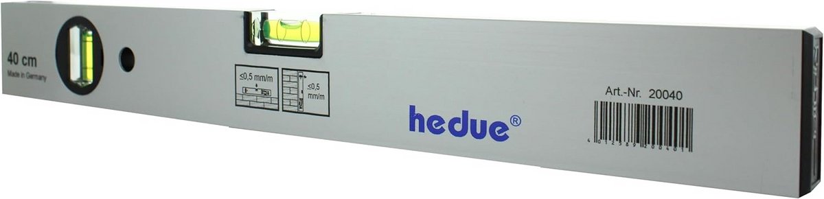 Aluminium waterpas 50 cm met horizontale en verticale libel
