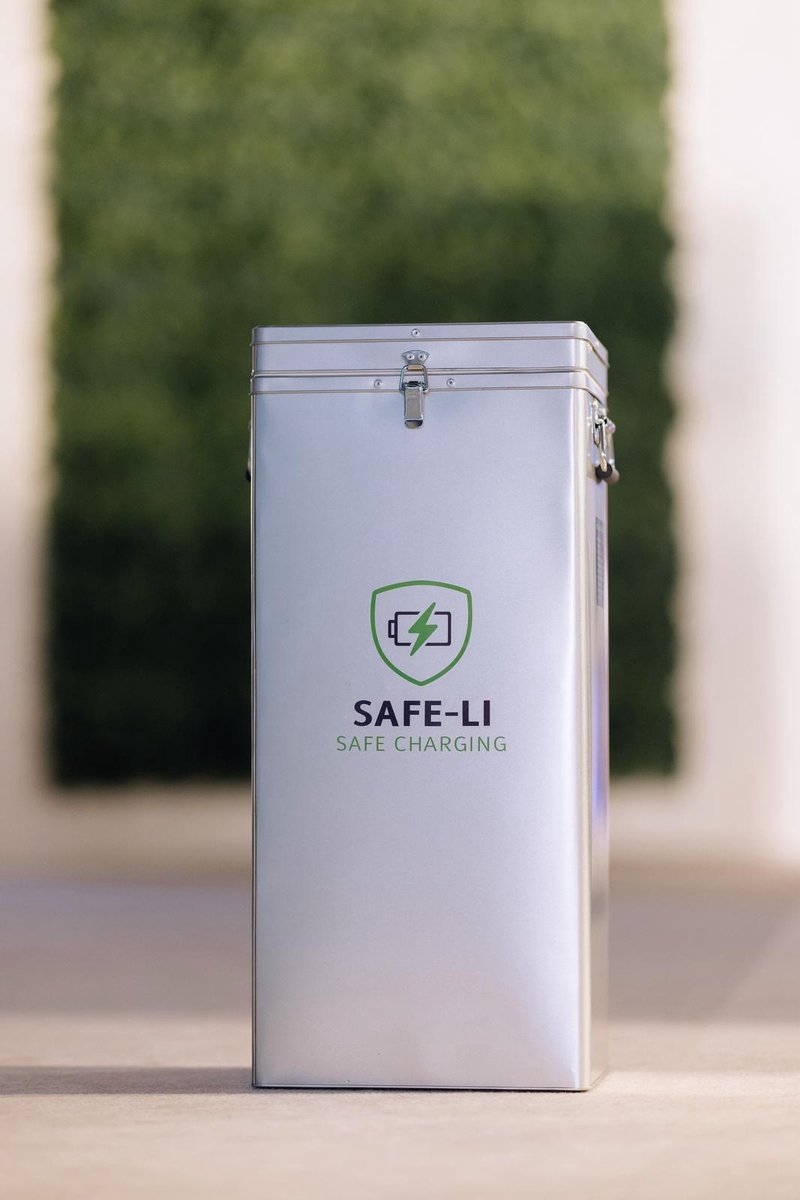 Safe-Li Accubox - Chemisch Filter - Gesealde Oplaaddoorgang