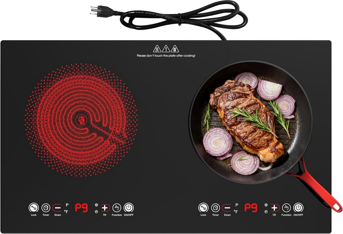 Elektrisch Kookfornuis met 2 Zones en Infraroodbrander - Compact 24 Inch