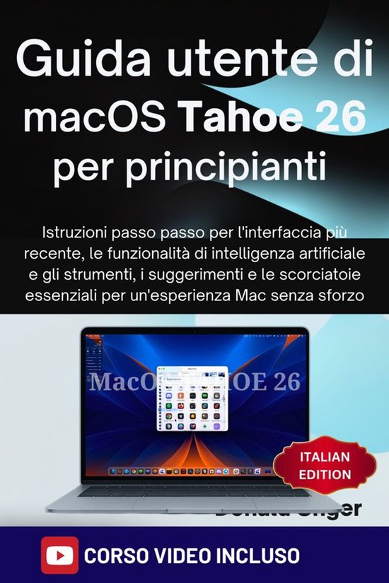 Guida utente di macOS Tahoe 26 per principianti - cover