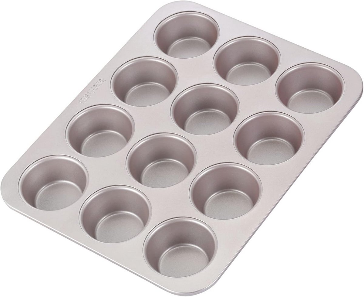 Muffin Cake Pan voor 12 Cupcakes – Non-Stick Bakvorm voor Oven