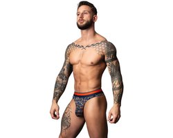 Thong - S/M - Navy Marble