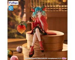 Japanse Anime Figuur - Hatsune Miku - Noodle Stopper PVC Statue Flower Fairy Winter Cherry 15 cm