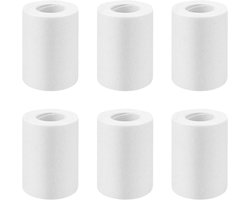 6 Stuks Universele Douchefilter Vervangingsfilters Katoen Anti-Kalk Waterzuiveraar