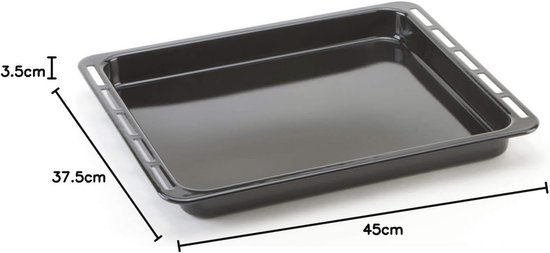 Geëmailleerde Bakplaat - Krasbestendig Vetpan 450 x 375 x 35 mm — afbeelding 2