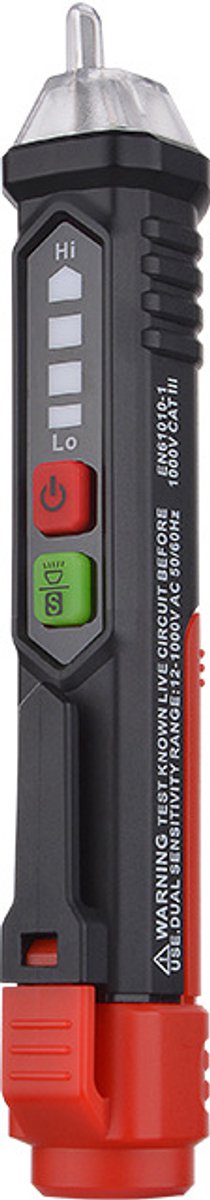 Multifunctionele spanningzoeker - Elektrici毛nsspecifieke leidingdetector - Inductieve testpen voor huishoudelijke water- en elektriciteitsprojecten