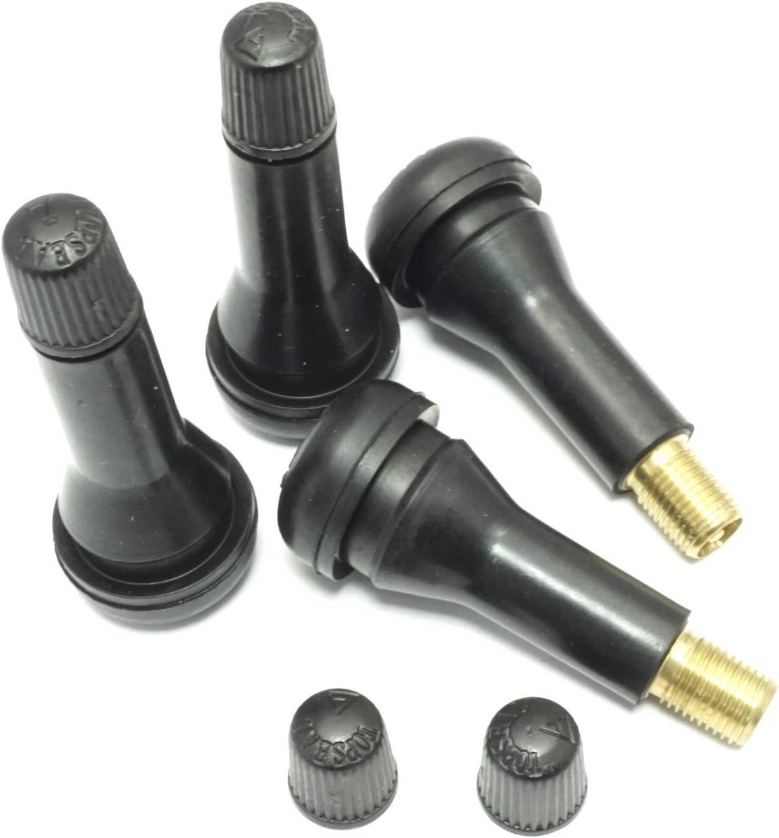 Snap-In Rubber Ventielen voor Banden - 4 Stuks 50 mm