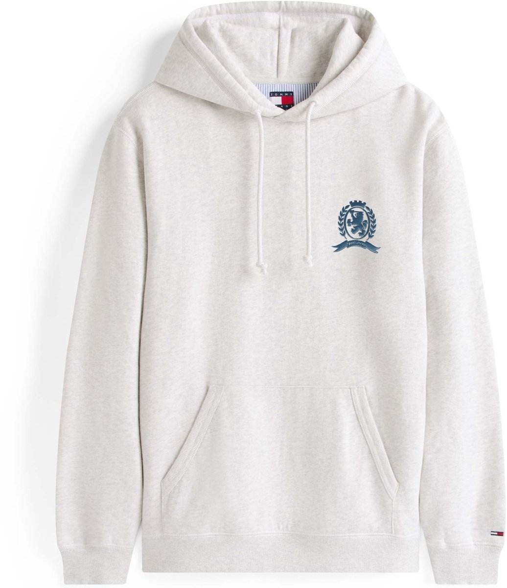 Tommy Jeans Sweater Tjm Reg Washed Crest Fashion Wear Volwassen Grijs