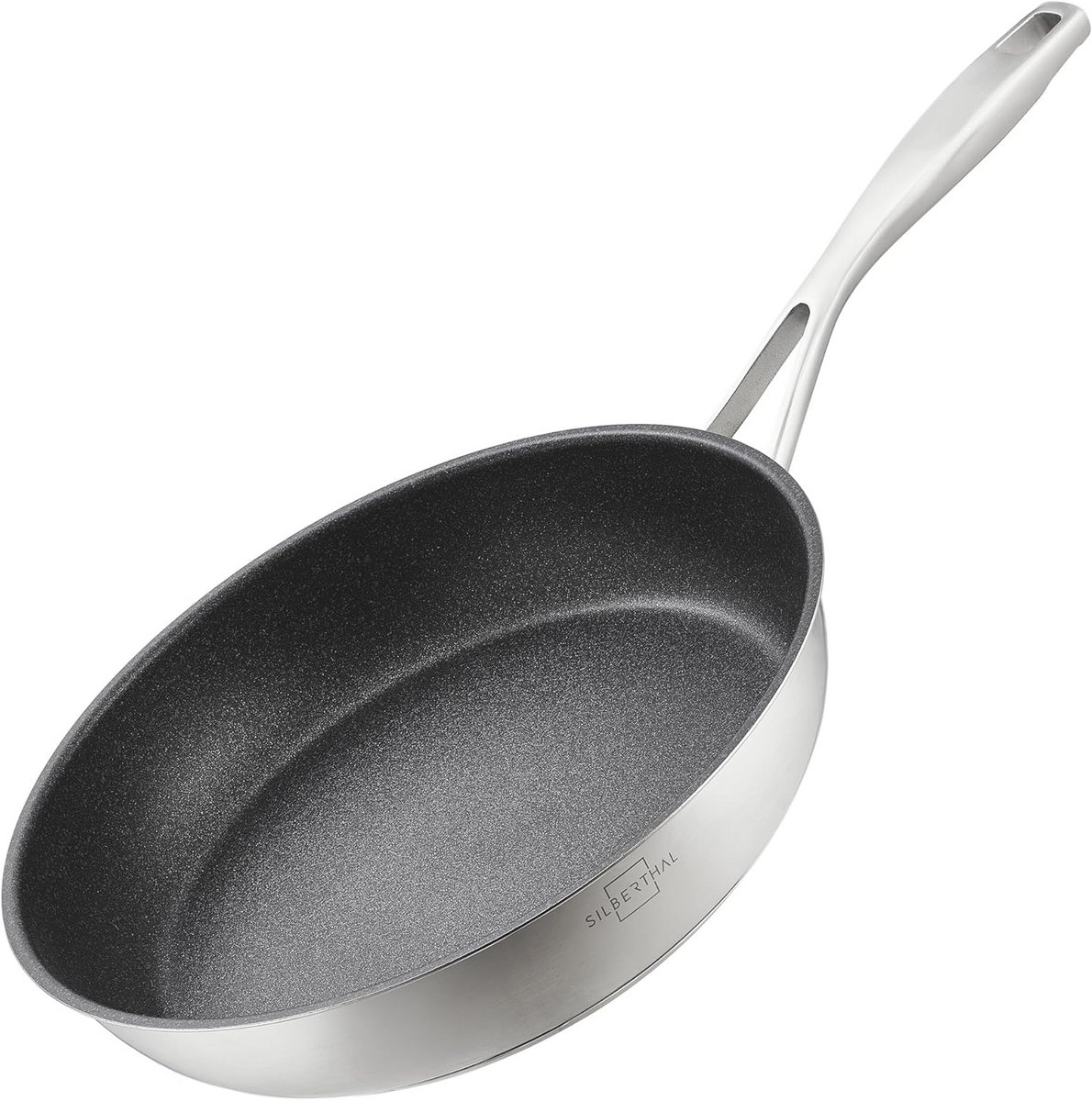 Inductiebraadpan 28 cm - RVS antiaanbakcoating - Geschikt voor oven en alle warmtebronnen