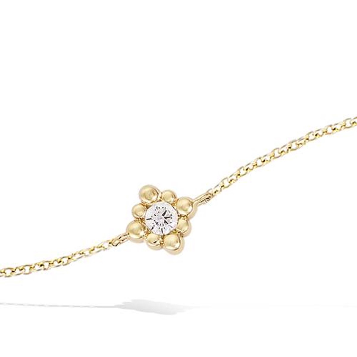 CHIVAL Armband 18K Verguld Goud "Petite Bloom" – Luxe, Hypoallergeen, Zirkonia, Cadeau voor Haar, Liefde, Romantiek, Geschenkverpakking, Glimmend, Sieraad, Kerst