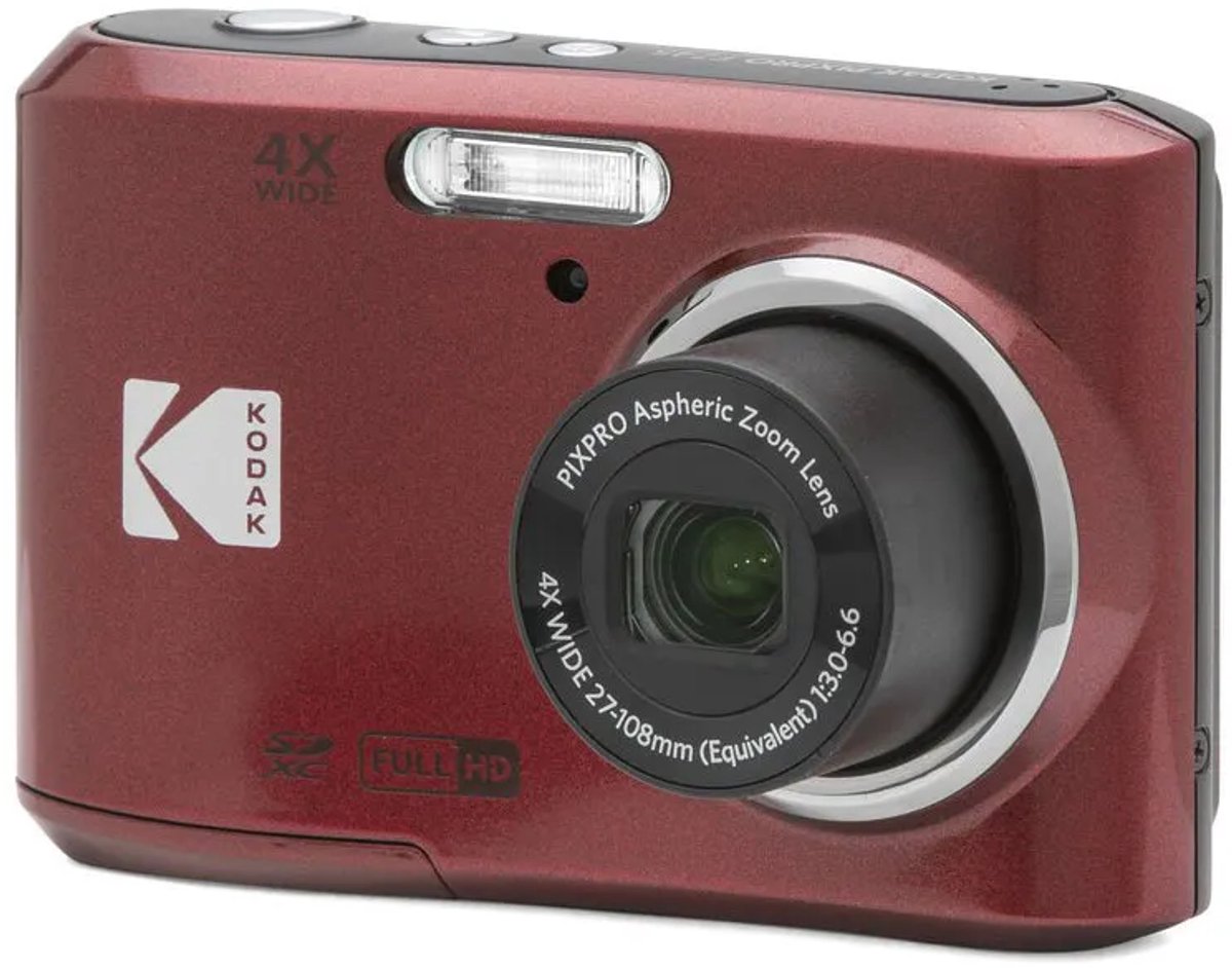 Kodak Friendly Zoom FZ45 - Compactcamera - Rood thumbnail 4