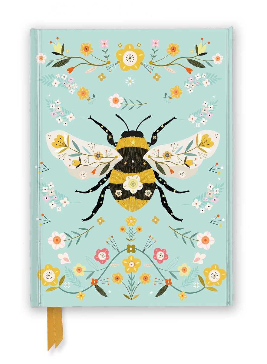 Flame Tree Notebooks- Bee Brown: Beautiful Bee (Foiled Journal)