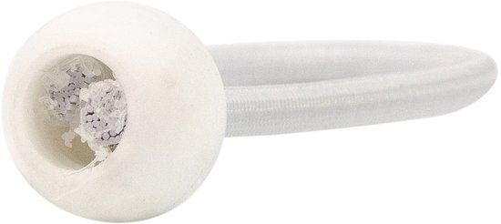 Afdekzeilwinkel - Spanner elastiek bal 10cm wit van Merkloos — afbeelding 2