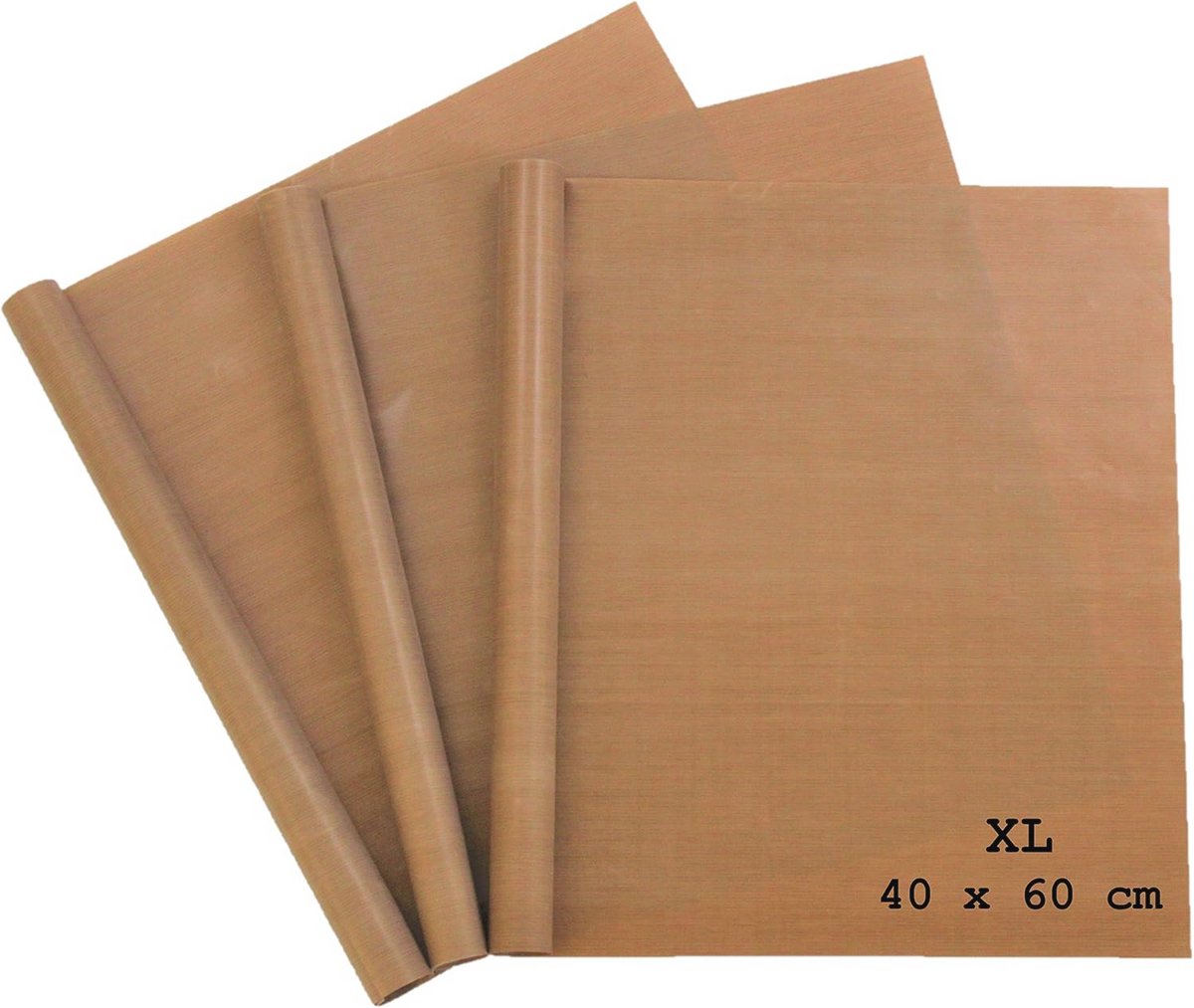 Duurzame Bakfolie voor Grillen en Bakken - Extra Groot 40 x 60 cm, 3 Stuks