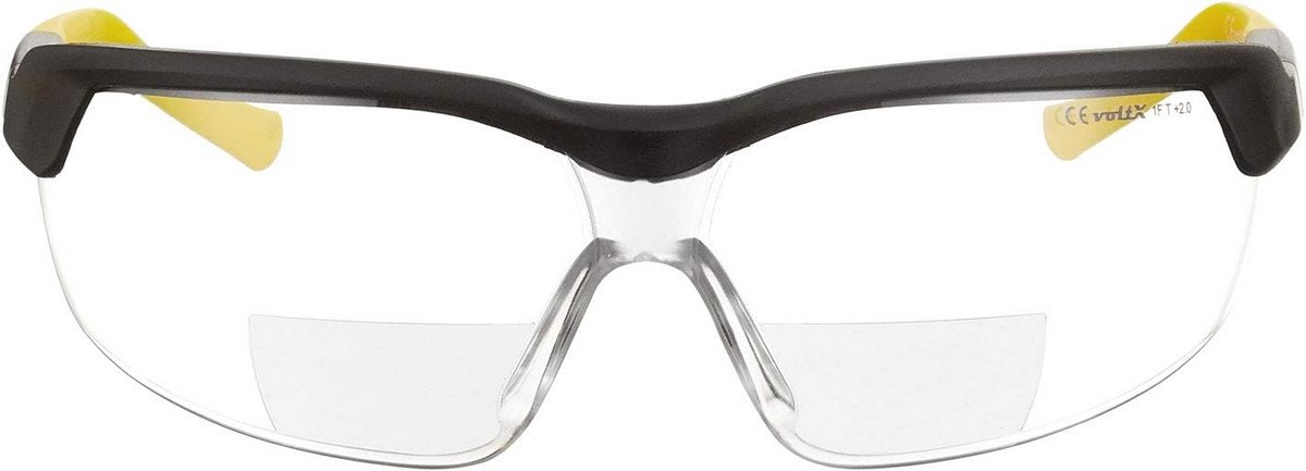 Bifocale Veiligheidsleesbril - Duidelijke Lens +1.5, CE EN166FT Gecertificeerd, Antifog Coating, UV400, Krasbestendig