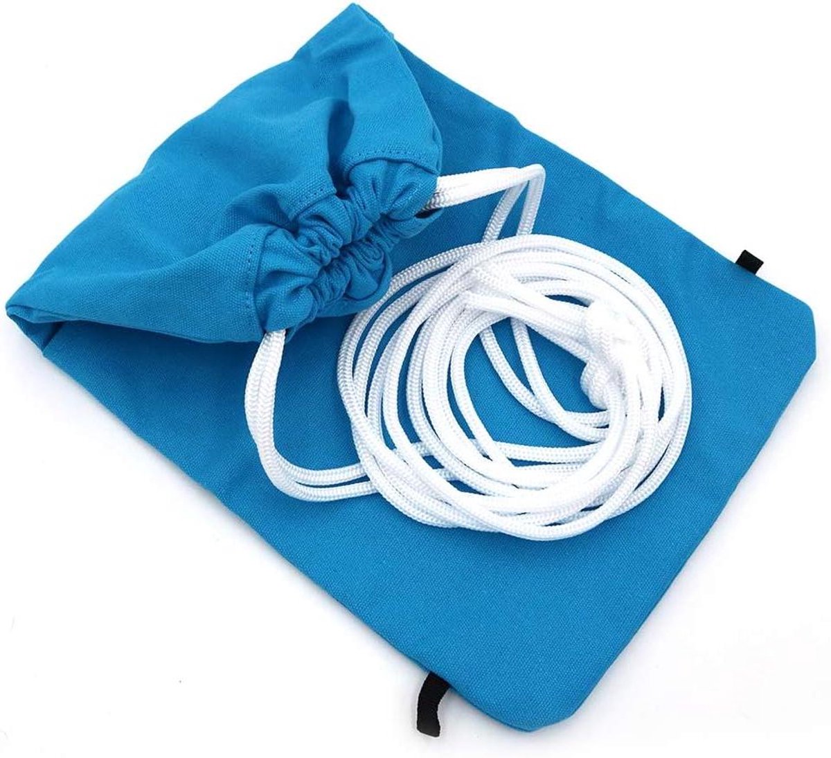 Multifunctionele verstelbare rugzak met trekkoord voor heren, dames, kinderen - blauw - yoga - reistas.