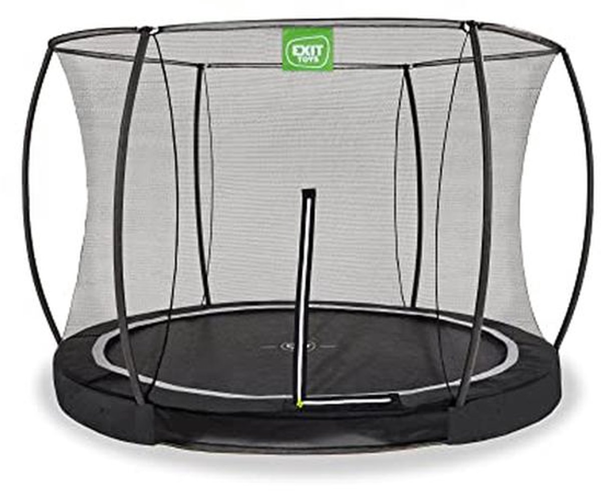 Inground Trampoline Ø305cm - Veiligheidsnet met Ritssluiting - Vorstbestendig - Voor Kinderen