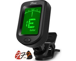 Finesse Stemapparaat Gitaar, Basgitaar, Viool, Ukelele - Chromatisch stemmen - Tuner