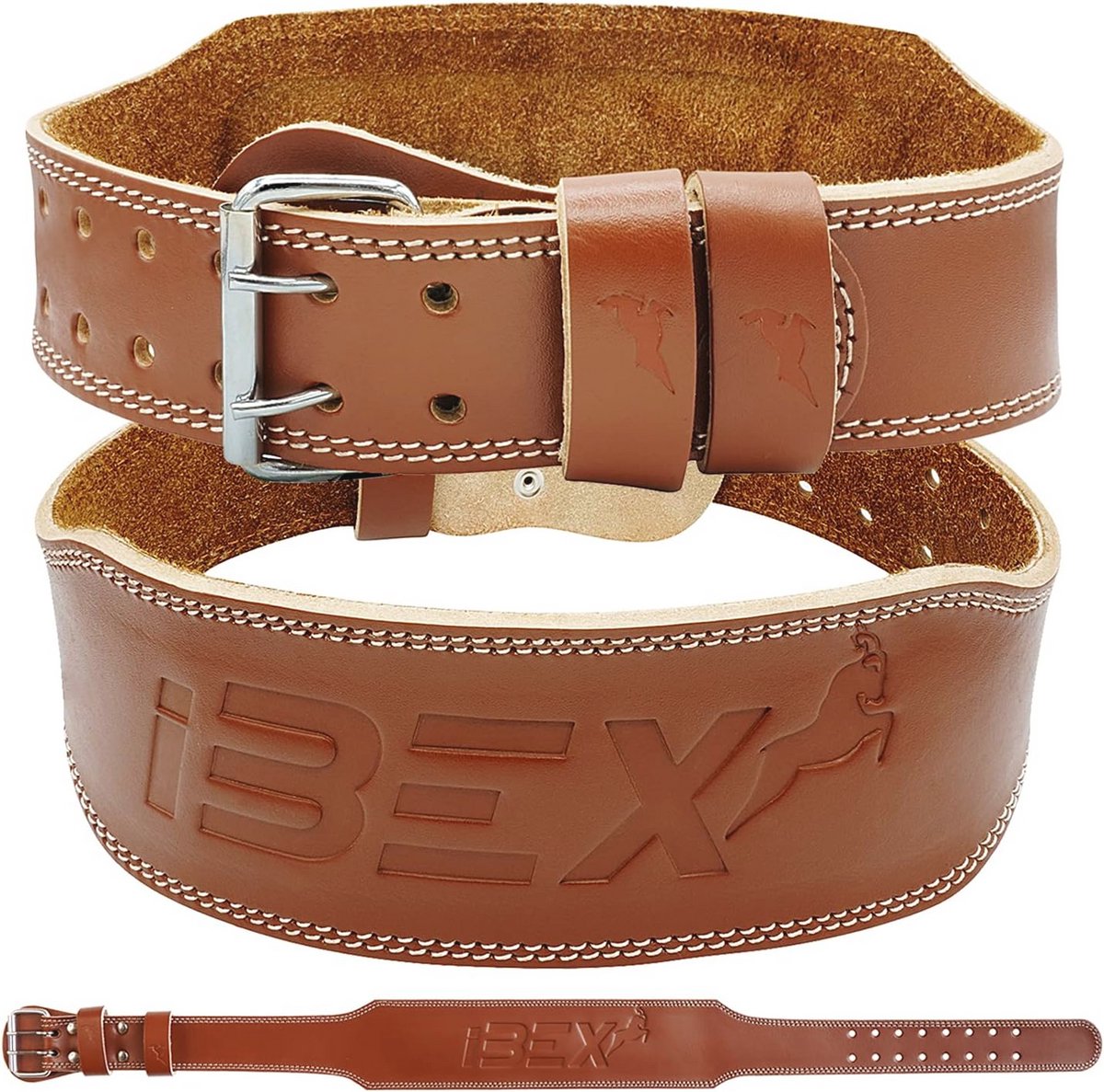 Gewichtheffen Riem 4" - Gewatteerde Lumbale Rugsteun voor Bodybuilding en Powerlifting
