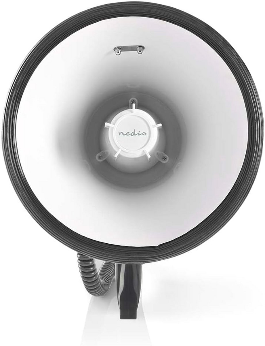 Krachtige Megaphone met 1500m Bereik, Siren, Opnamefunctie en USB-aansluiting