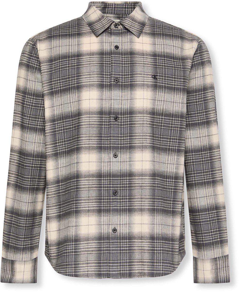 Camicia Ck Jeans Ls Brushed Plaid Eas - Fashion Wear - Volwassen