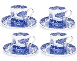 Italiaanse blauwe koffiekop