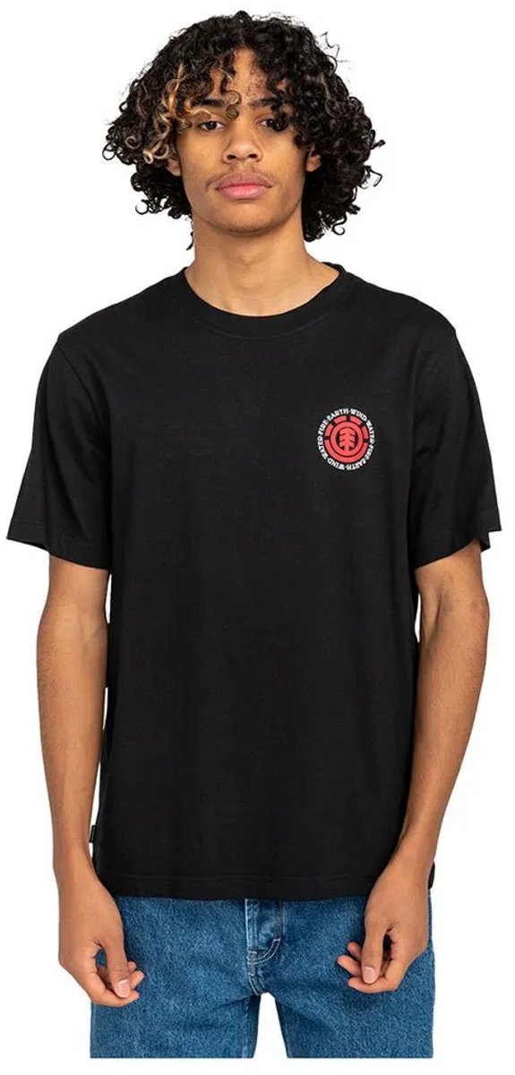 Element Seal Bp T-shirt Met Korte Mouwen XS Man Zwart