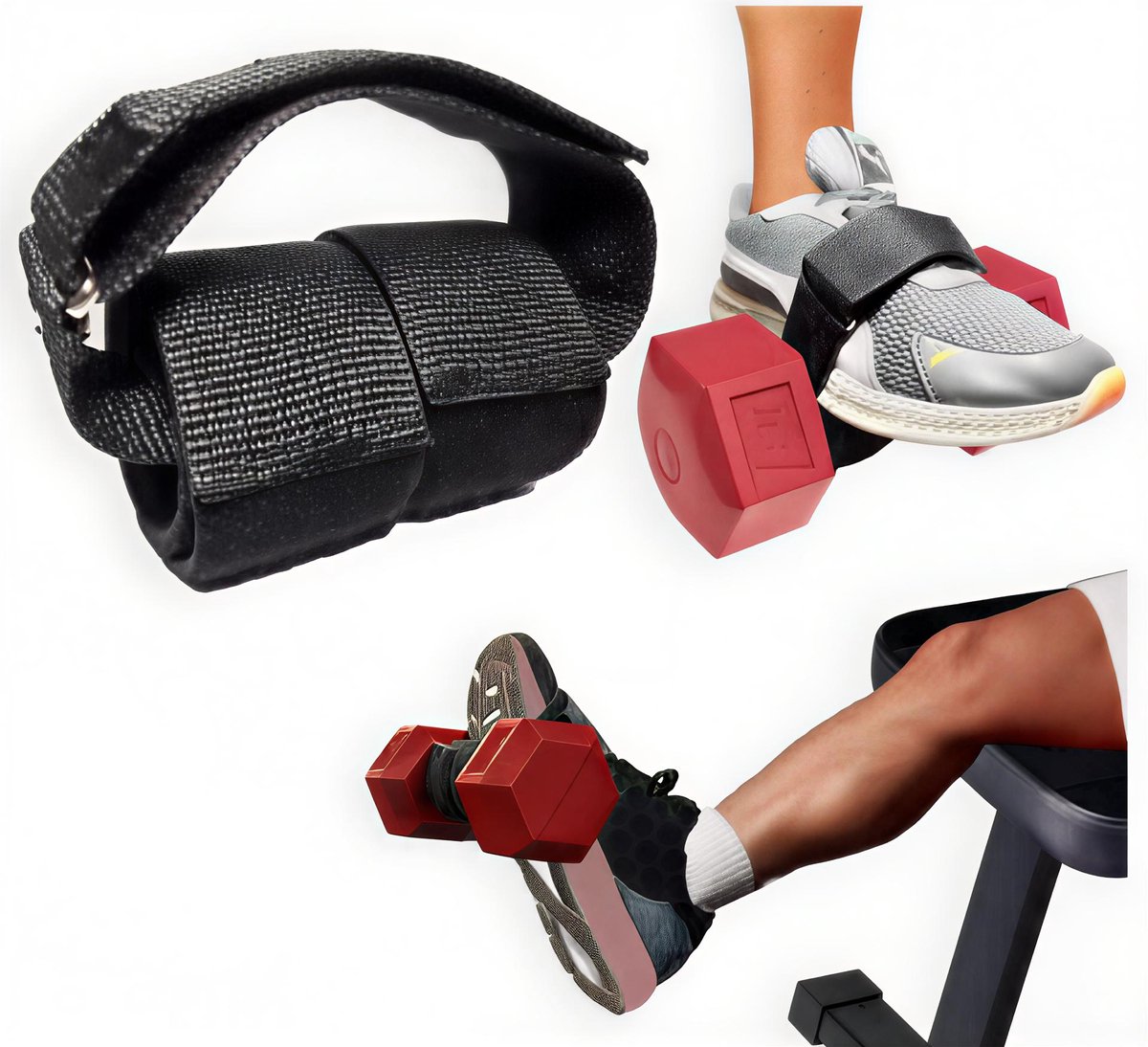 Shin Splint Verlichtingsband met Verstelbaar Gewicht - Buiktrainer voor Kracht, Flexibiliteit en Mobiliteit - Weerstandsband voor Onderbeen Training en Herstel