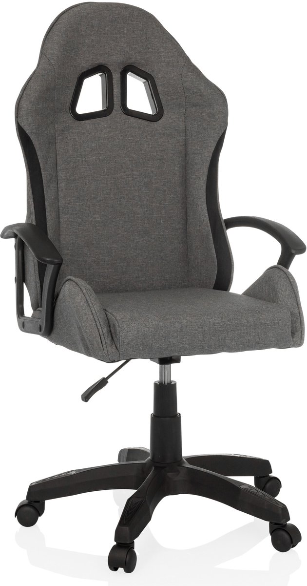 Gamingstoel / bureaustoel GAMEBREAKER W01 stof grijs/zwart mybuero