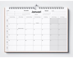 Huurdies® maandkalender - 2026 kalender - A3+