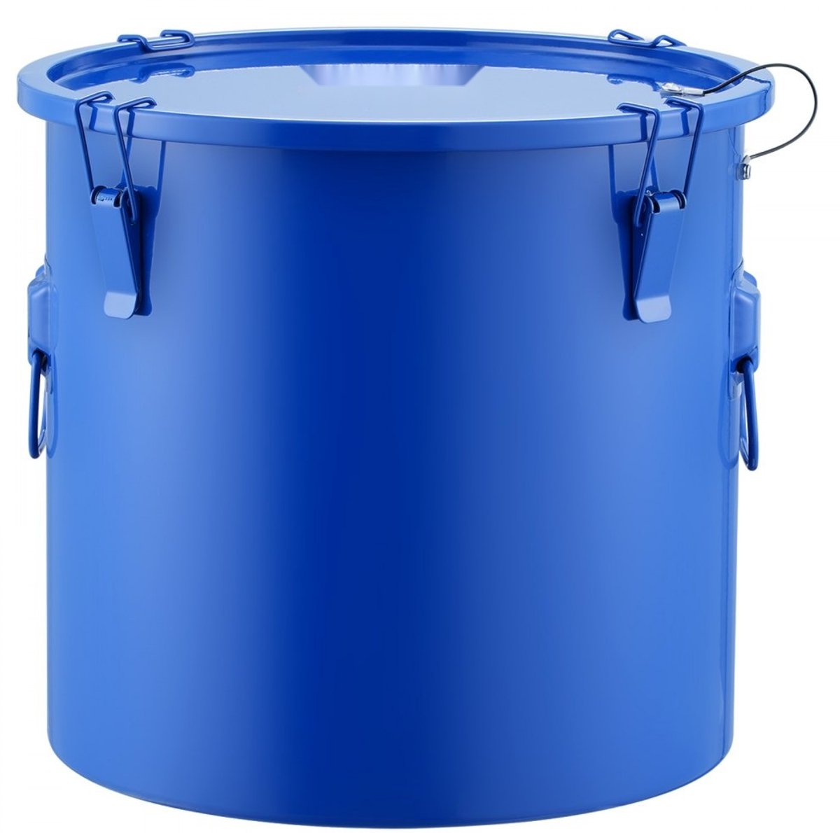 Frituurolie-emmer - Olie-afvoercontainer - Inhoud 37,8 L - Koolstofstaal Met Roestwerende Coating - Deksel - Vergrendelingsclips - Filterzak