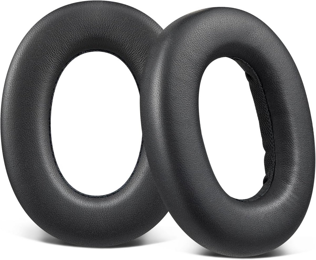 Lamsleren Earpads Vervanging voor Over-Ear Hoofdtelefoons met Geluidsisolerend Schuim