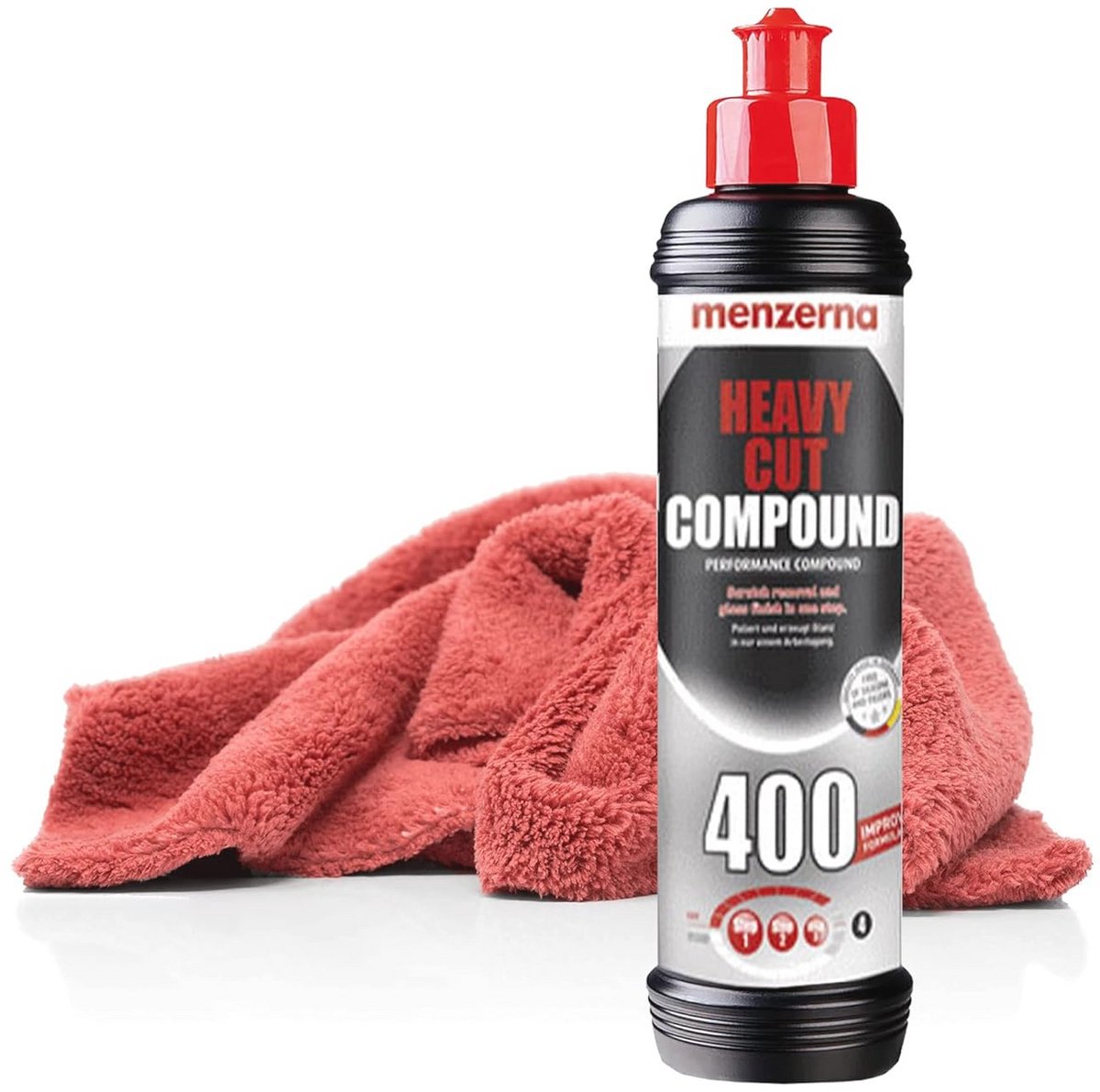Autopoets set met polishing compound en microvezeldoek - Perfect voor autolak