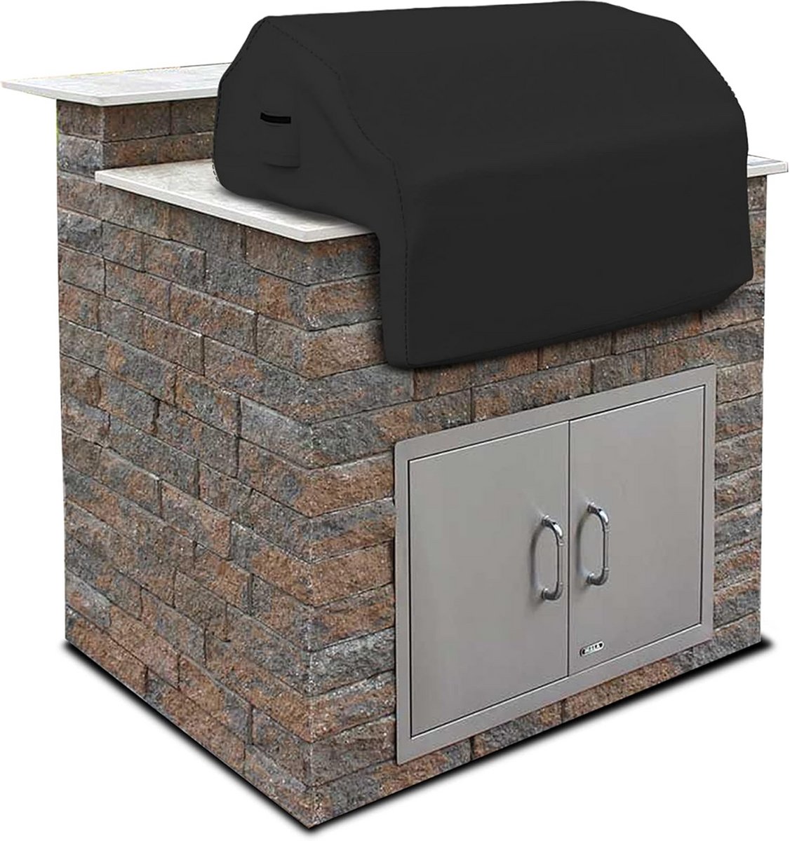 Hoes voor ingebouwde grill 18oz van waterdicht en UV-bestendig materiaal - 32 inch