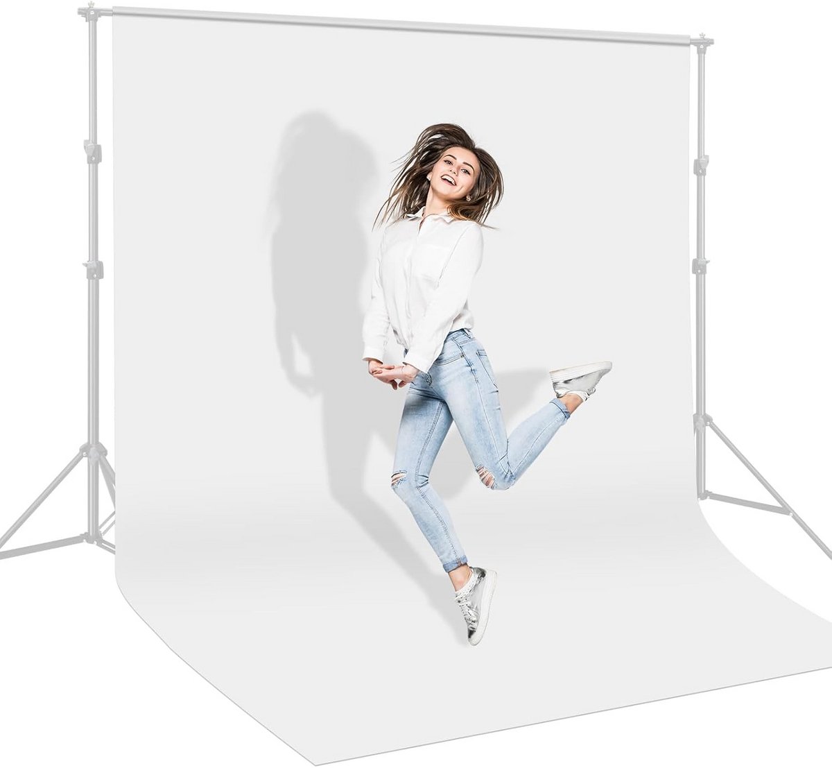Witte Achtergronddoek voor Fotografie en Video - 1,8 x 2,8 m