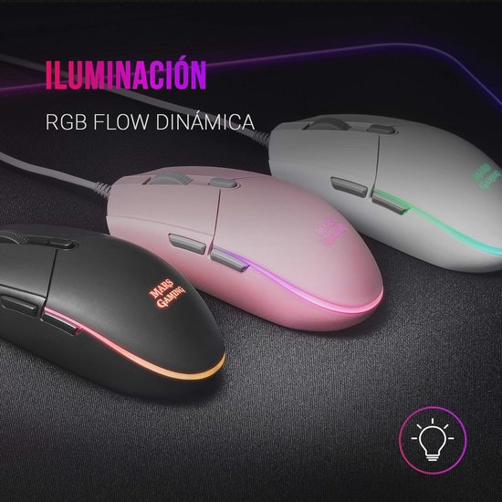 RGB Gaming Muis met 3200 DPI Optische Sensor en Antislip Design — afbeelding 5