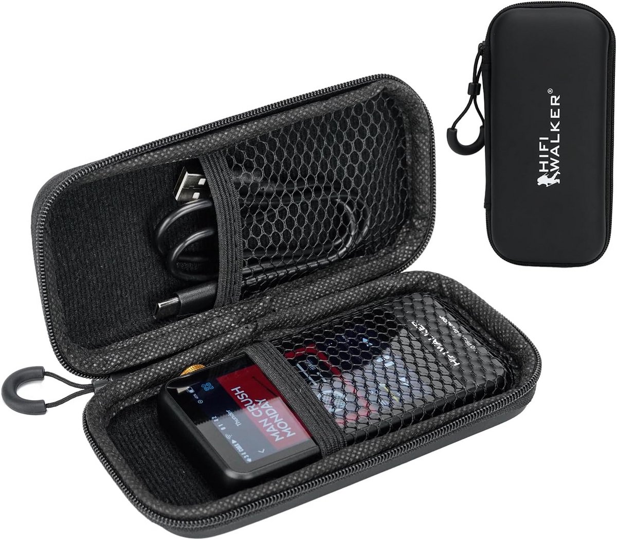 Beschermhoes voor MP3- & MP4-speler met ruimte voor accessoires
