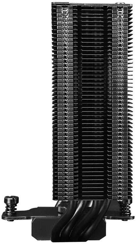 Thermalright Burst Assassin 120 EVO DARK – CPU-luchtkoeler, 6 Heatpipes, 156 Mm Hoogte, PWM Ventilator, Voor AM4/AM5 En Intel 1851/1700/1200